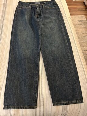 Banana Republic Men's Dark Wash Straight-Leg Jeans